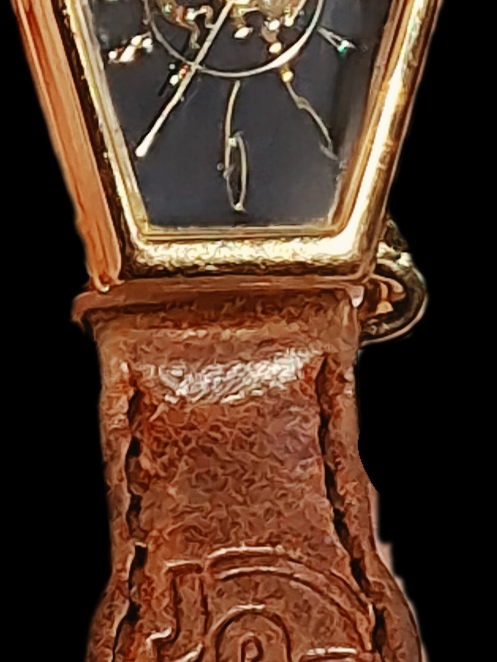 Vintage Jaz Paris Kokopelli Hexagonal Watch – NEW Battery & Fully Working!